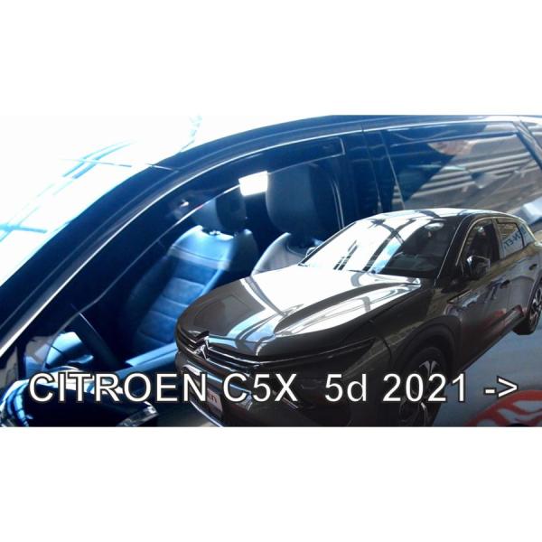 シトロエン C5 X(E435) ドアバイザーF＆Rset【Team HEKO/ヘコ製】