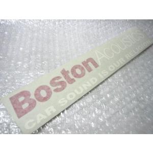 ☆ボストン/Boston Acoustics☆ロゴステッカー/Lサイズ☆｜spiral-auto