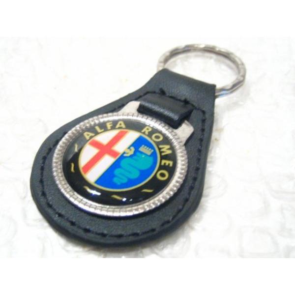アルファロメオ 本皮キーホルダーS ALFA-ROMEO 【type2】