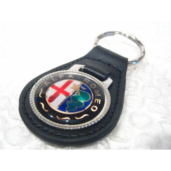 アルファロメオ 本皮キーホルダーS ALFA-ROMEO 【type1】