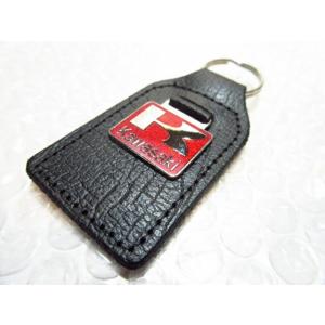 ロールスロイス 本皮キーホルダーS/アルミエンブレム【type3