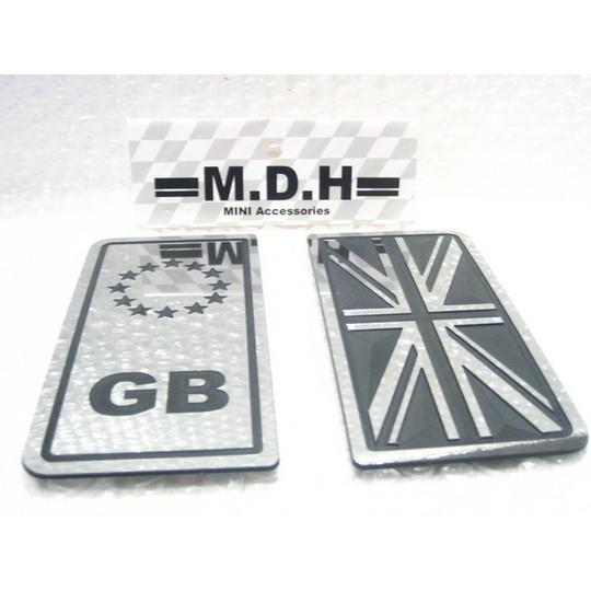 BMWミニ R55・F54/クラブマン GB＆UJ ナンバーガーニッシュ 【MDH by HALT ...