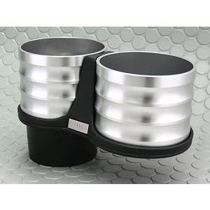 アウディ/AUDI TT(8J) ドリンクホルダー AL-B108S/シルバー【ALCABO/アルカ...