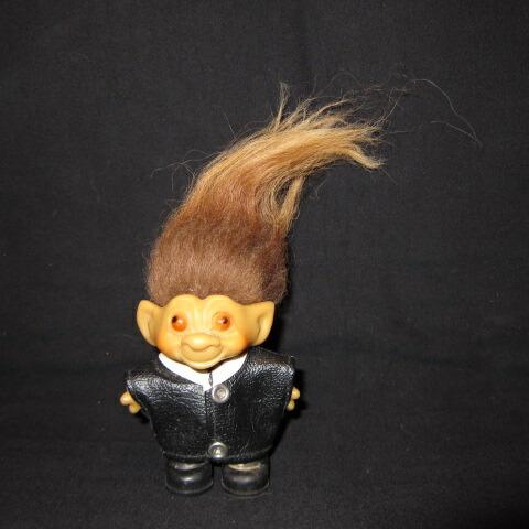 TROLL★トロール人形★トロール★レザー★ビンテージ★ヴィンテージ★１４センチ