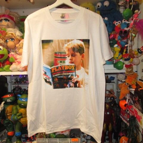 マコーレ・カルキン★Tシャツ★HOME ALONE★ホームアローン★Lサイズ★白★新品★フィギュア★...