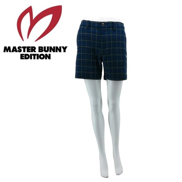 マスターバニーエディション レディース パンツ 2重織先染ストレッチ チェック ショートパンツ MA...