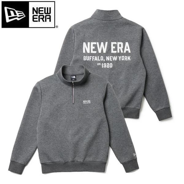 ニューエラ ゴルフ テックスウェット ハーフジップ プルオーバー グレー NEW ERA (1466...