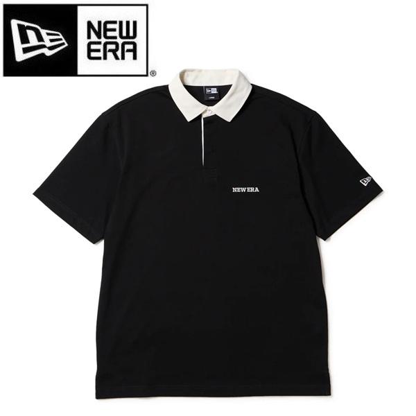 ニューエラ ゴルフ 半袖 ラグビーシャツ ブラック NEW ERA (14859914) 2026年...