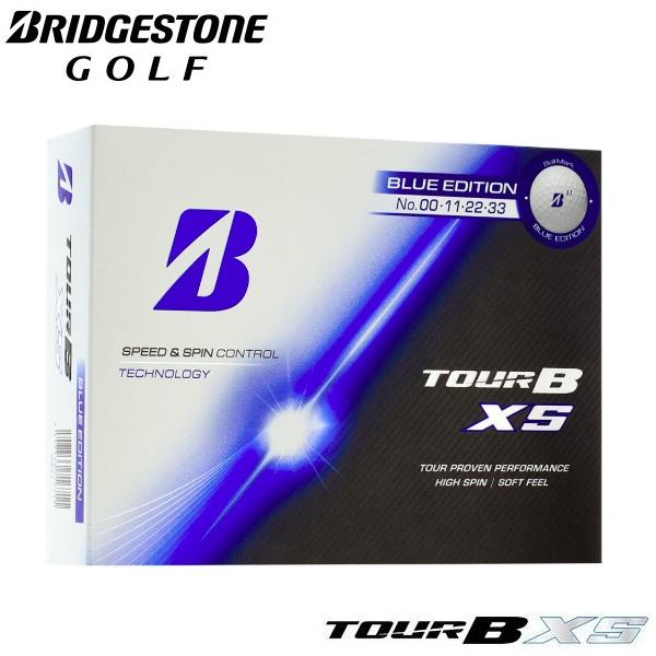 ブリヂストン ゴルフボール TOUR B XS（ホワイト） BLUE EDITION 1ダース 12...