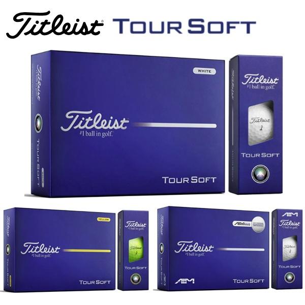 タイトリスト ゴルフボール ツアーソフト 1ダース 12個入り 新品 日本正規品 Titleist ...
