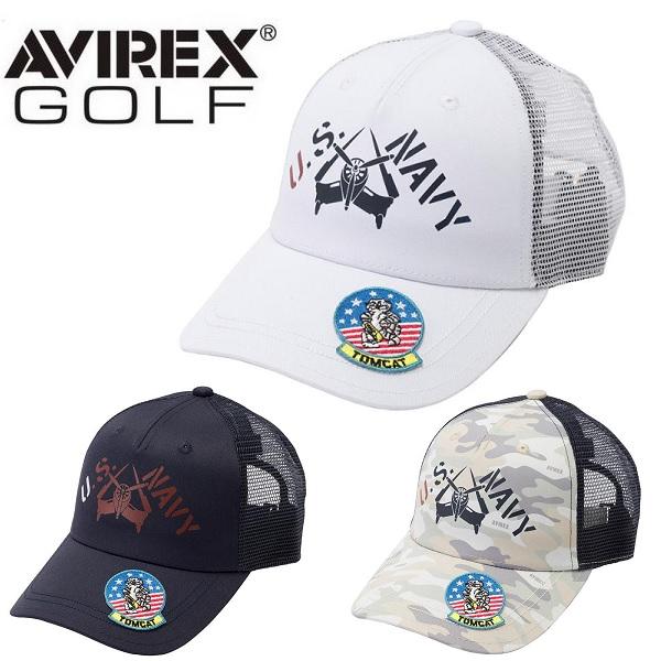 アヴィレックス ゴルフ キャップ エアープレイン M型 キャップ メンズ AVIREX GOLF A...