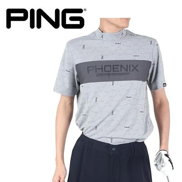 ピン ゴルフ PING フェニックスロゴ 半袖 ハイネックシャツ  PING 621-4167203...