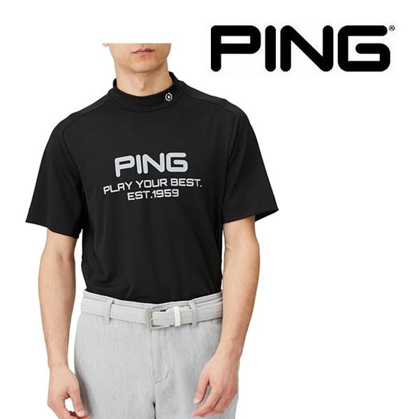 ピン ゴルフ PING メンズ テラカノコ 半袖 ハイネックシャツ PING 621-4167207...