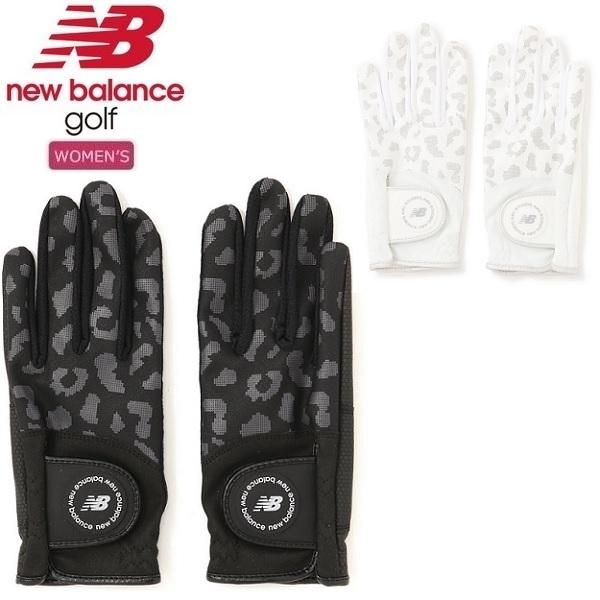ニューバランス ゴルフ グローブ レディース レオパード柄 両手用 グローブ (WOMENS) ne...