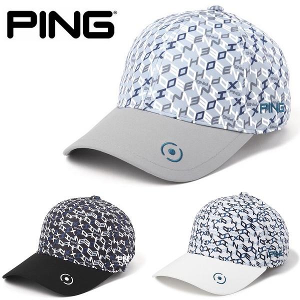 ピン ゴルフ キャップ 総柄プリントキャップ メンズ PING 621-5187101
