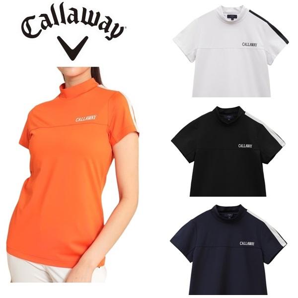 キャロウェイ ゴルフ レディース シャツ ストレッチスムース 半袖モックネックシャツ Callawa...