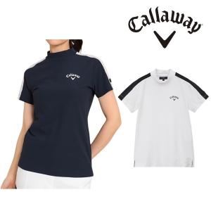 キャロウェイ ゴルフ レディース シャツ ミニカノコ 半袖モックネックシャツ Callaway Golf C23134233【2023年春夏モデル】｜SPIRAL GOLF