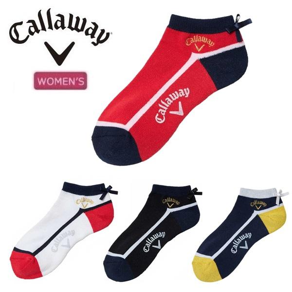 キャロウェイ ゴルフ ソックス リボンアンクルソックス レディース Callaway Golf C2...