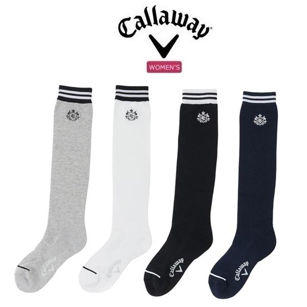 キャロウェイ ゴルフ ソックス モチーフ刺繍ハイソックス レディース Callaway Golf C...