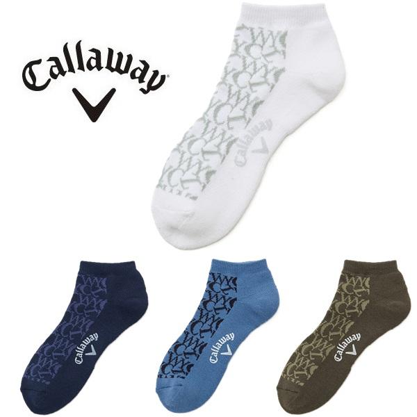 キャロウェイ ゴルフ ソックス ロゴ編アンクルソックス メンズ Callaway Golf C252...