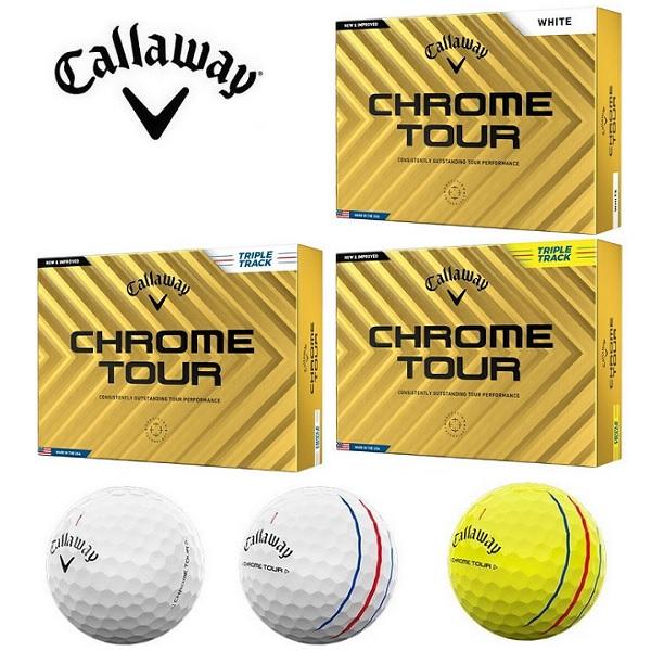 キャロウェイ ゴルフボール クロム ツアー CHROME TOUR 2024年発売 1ダース 12個...