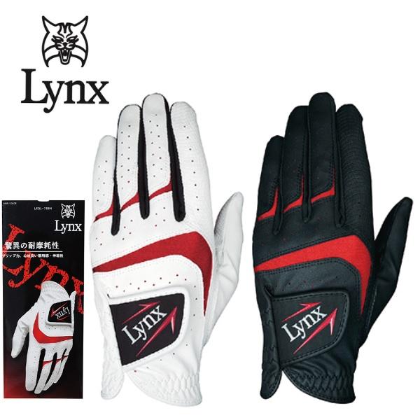 リンクス ゴルフグローブ 左手用 合皮グローブ LXGL-7664【メール便配送】