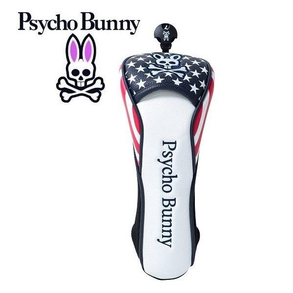 サイコバニー ゴルフ ヘッドカバー フェアウェイ用 Psycho Bunny A/A FLAG H/...