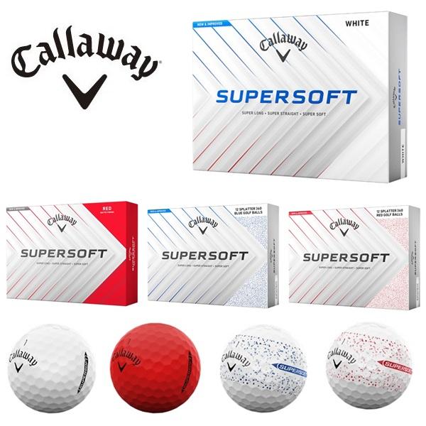 キャロウェイ ゴルフボール スーパーソフト SUPERSOFT 2025年発売 1ダース 12個入り...