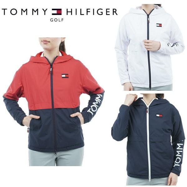 トミーヒルフィガー ゴルフ レディース 袖ロゴ ウィンドジャケット TOMMY HILFIGER G...