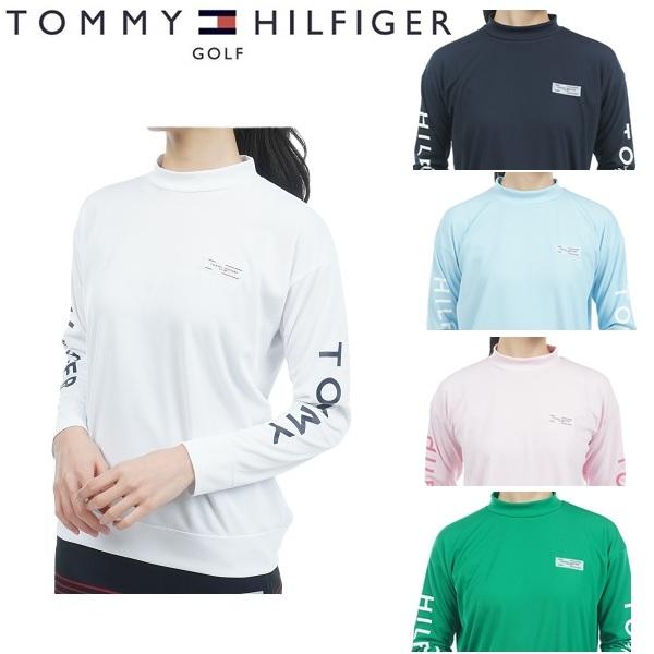 トミーヒルフィガー ゴルフ レディース リラックスロングスリーブ モックネックシャツ TOMMY H...
