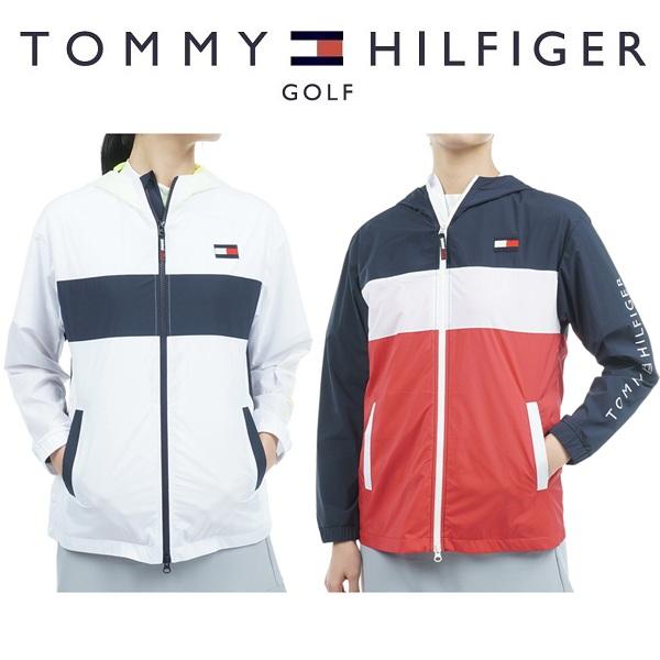 トミーヒルフィガー ゴルフ レディース サイドオープン ウィンドジャケット TOMMY HILFIG...