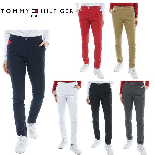 トミーヒルフィガー ゴルフ レディース ストレッチツイル フラッグパンツ TOMMY HILFIGE...