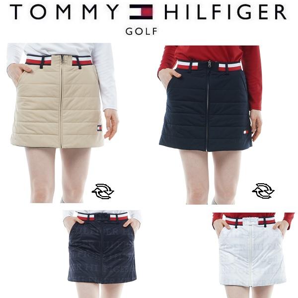 トミーヒルフィガー ゴルフ レディース リバーシブル パテッドスカート TOMMY HILFIGER...