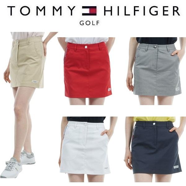 トミーヒルフィガー ゴルフ レディース ツイル ベーシックスカート TOMMY HILFIGER T...