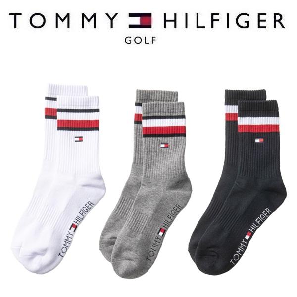 トミーヒルフィガー ゴルフ メンズ ソックス ミドルソックス シグネチャー TOMMY HILFIG...