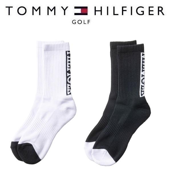 トミーヒルフィガー ゴルフ レディース ミドルソックス バックロゴ TOMMY HILFIGER G...