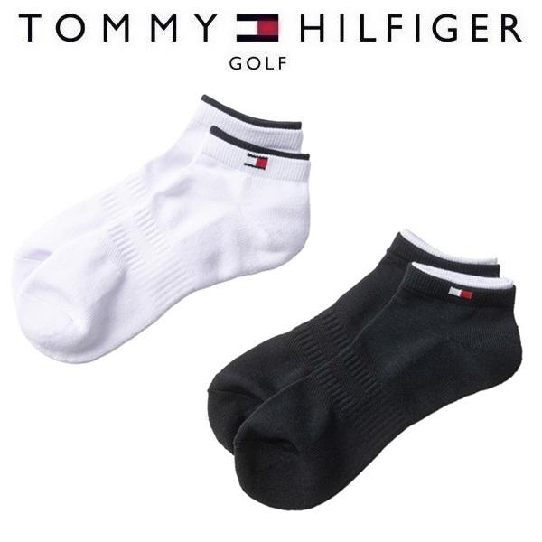 トミーヒルフィガー ゴルフ メンズ ショートソックス コットンタイプ TOMMY HILFIGER ...