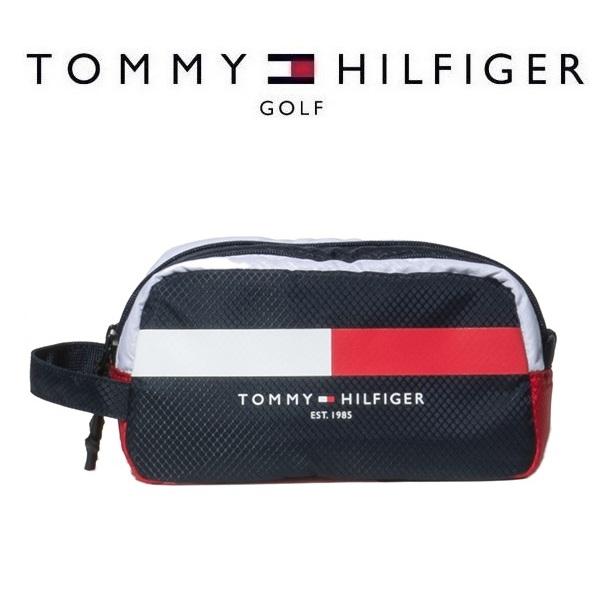 トミーヒルフィガー ゴルフ ポーチ シグネチャー TOMMY HILFIGER  THMG4SEB