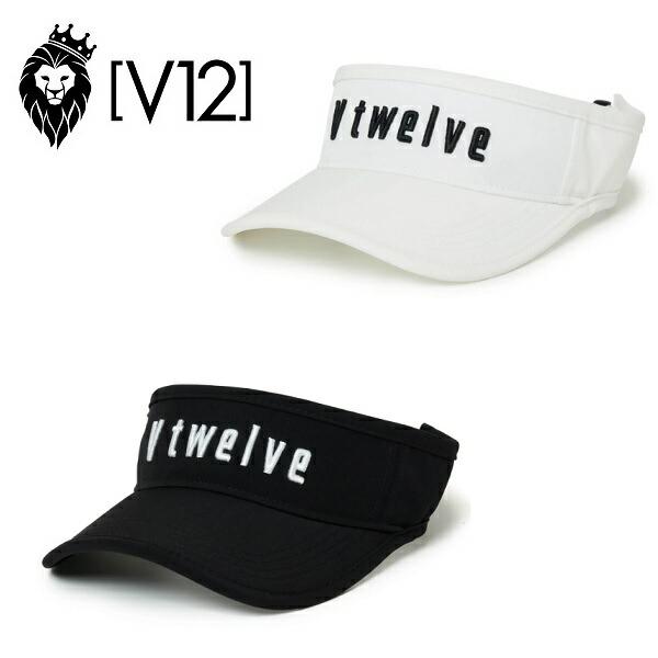 V12 ゴルフ サンバイザー メンズ レディース  V12 FONT VISOR V122310-C...