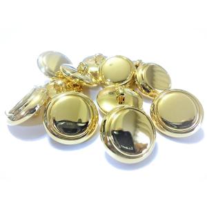 ボタン 手芸 素材 21ｍｍ 金色 メタル ABS（プラスチック系）