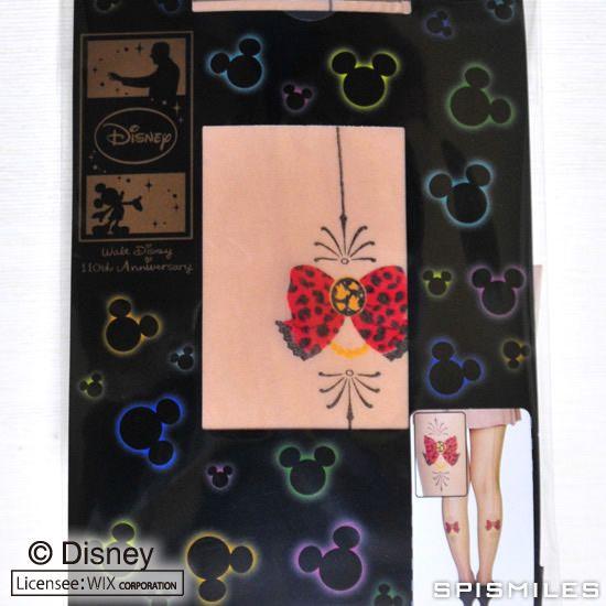 タトゥータイツ・ディズニー　隠れミニー＆デイジー in リボン（２０デ二ール）