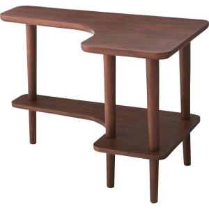 サイドテーブル ブラウン W80×D50×H52 サイドテーブルの商品画像