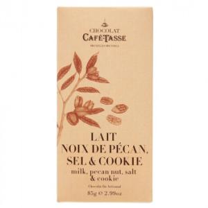 CAFE-TASSE ピーカンナッツ＆クッキーミルクチョコ 85g×12個セット /同梱不可