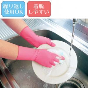 左右兼用薄型家庭用ゴム手袋(10枚入)の詳細画像4