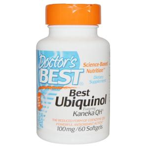 ドクターズベスト ユビキノール カネカQH 還元型コエンザイムQ10 100mg 60ソフトカプセル Doctor's Best
