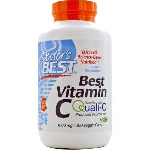 ドクターズベスト ビタミンC 1000mg 360ベジカプセル Quali-C配合 大容量 Doctor's Best