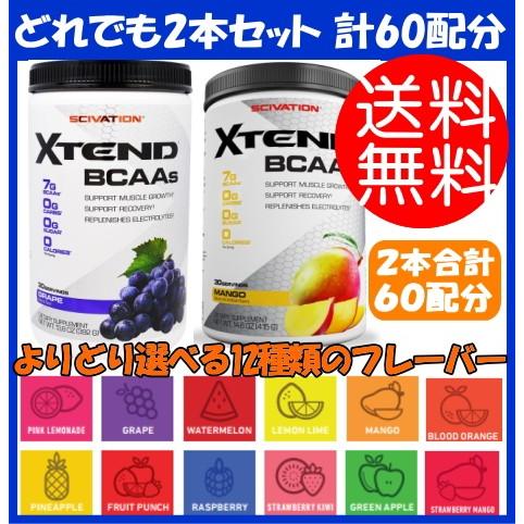 エクステンド BCAA + シトルリン 30配分 2本セット グレープ/ストロベリーマンゴー/パイナ...