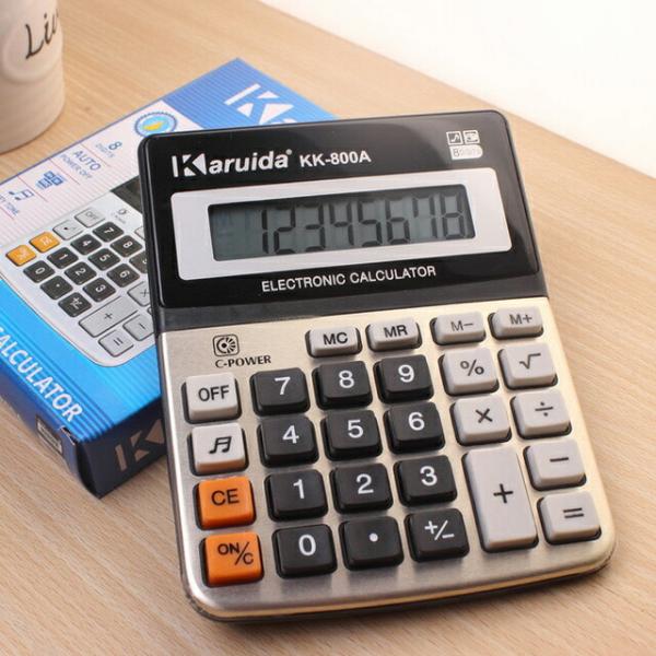計算機 電卓 簡単操作　見やすい　ボタン音（押し漏れ防止）(箱なし）