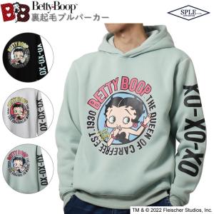 【ベティーちゃん】メンズ　起毛　パーカー　スウェット Betty Boop ベティーちゃん　ベティブープ キャラクター　秋物ブランド