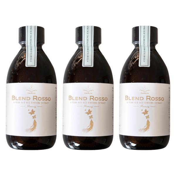 3本セット DARUN ダルン ブレンドロッソ ハニー 250ml スーパーフード 健康食品 高麗人...